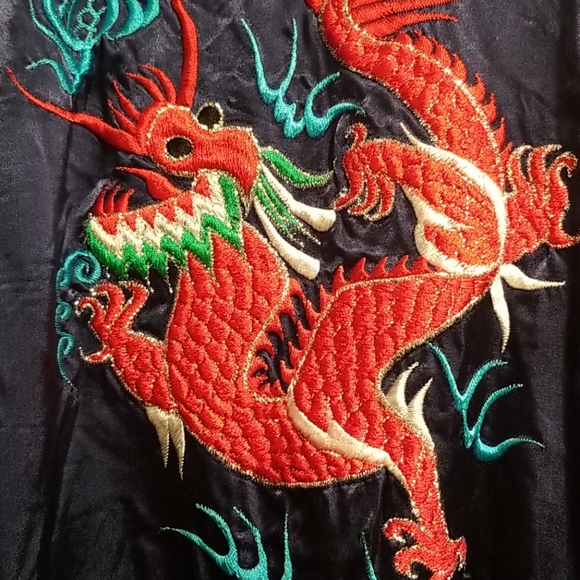 ⚡Vintage Mens Dragon Kimono/House Coat - Picture 3 of 3